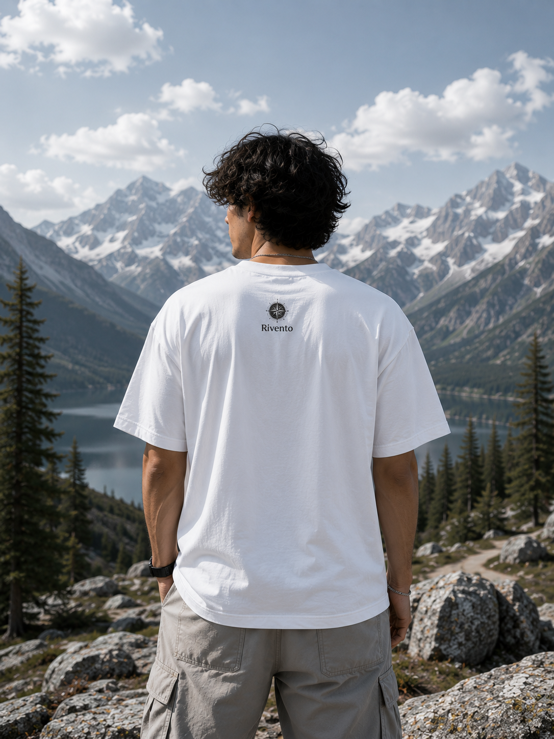 Choose Your Path Oversized Graphic T-Shirt for Men
