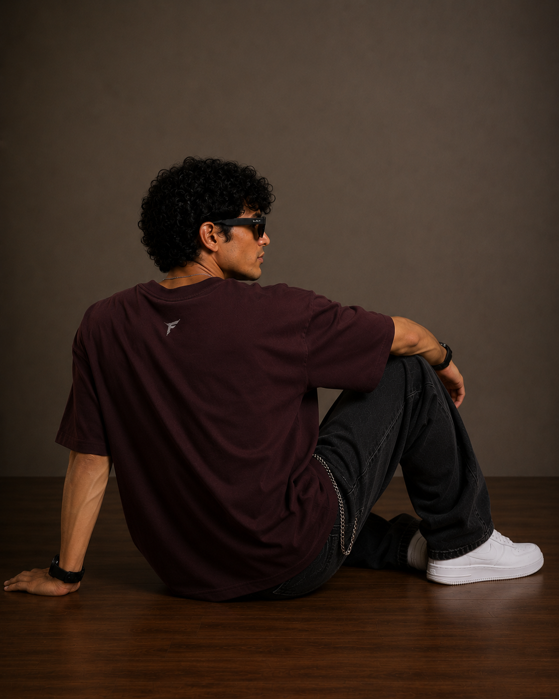Bushido Spirit Oversized Graphic T-Shirt for Men