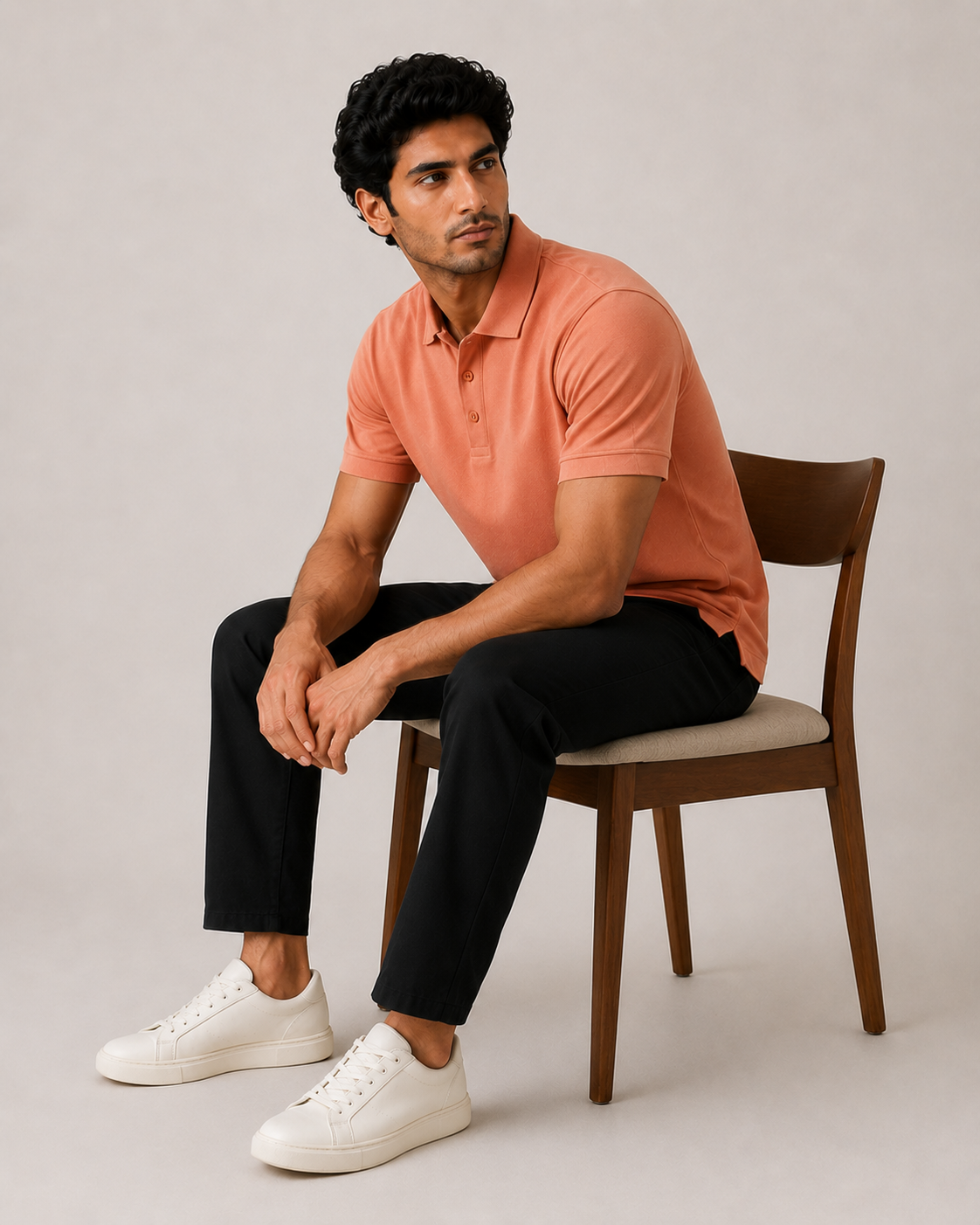 Signature Men Classic Fit Sunset Polo T-Shirt