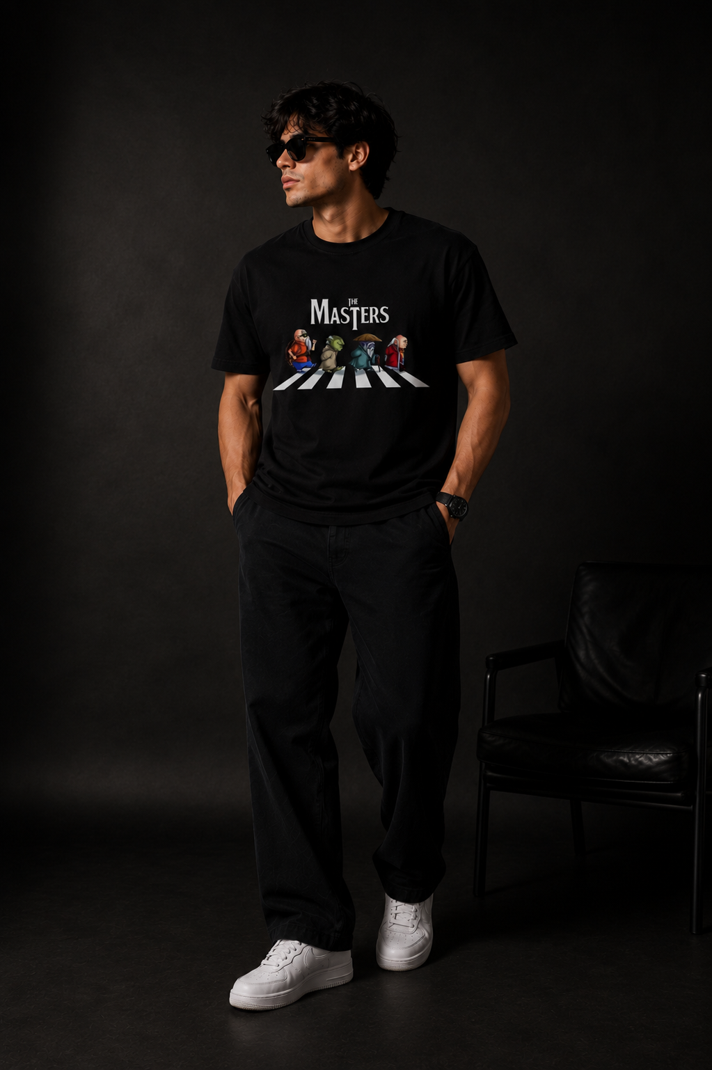 The Masters Men Classic Fit Anime Graphic T-Shirt