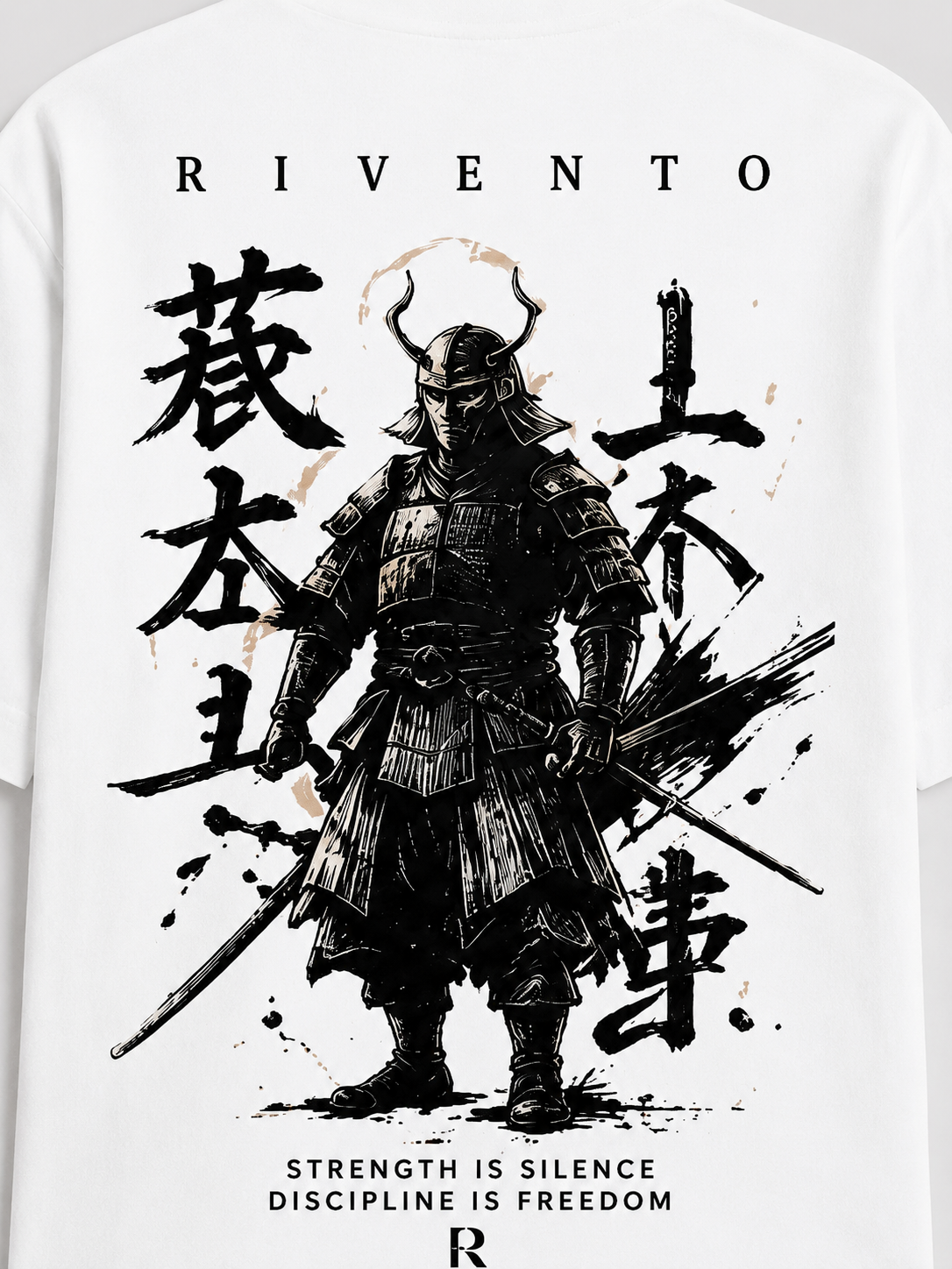 Samurai Warrior Oversized T-Shirt for Men