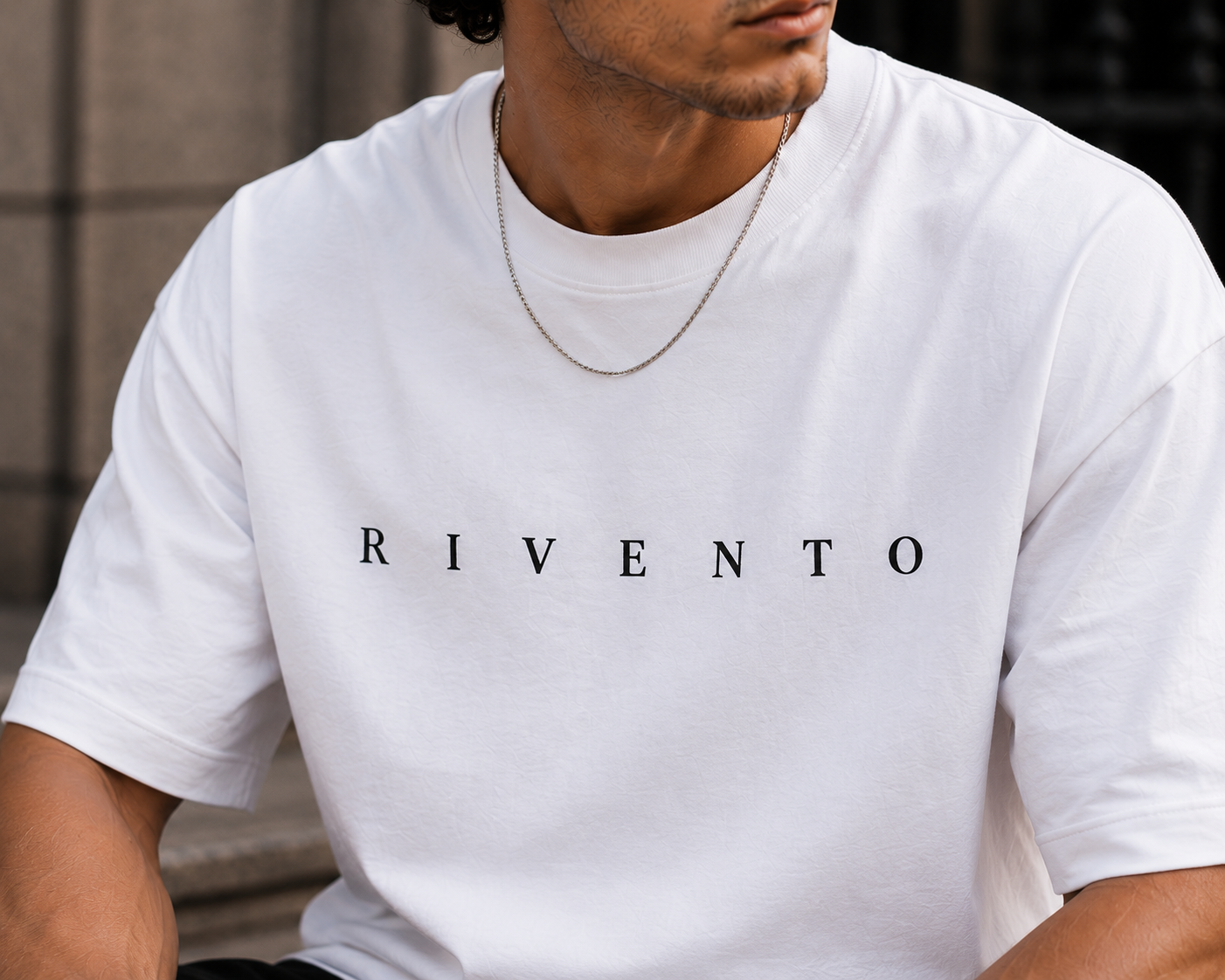 Focus Mode On Oversized Graphic T-Shirt for Men