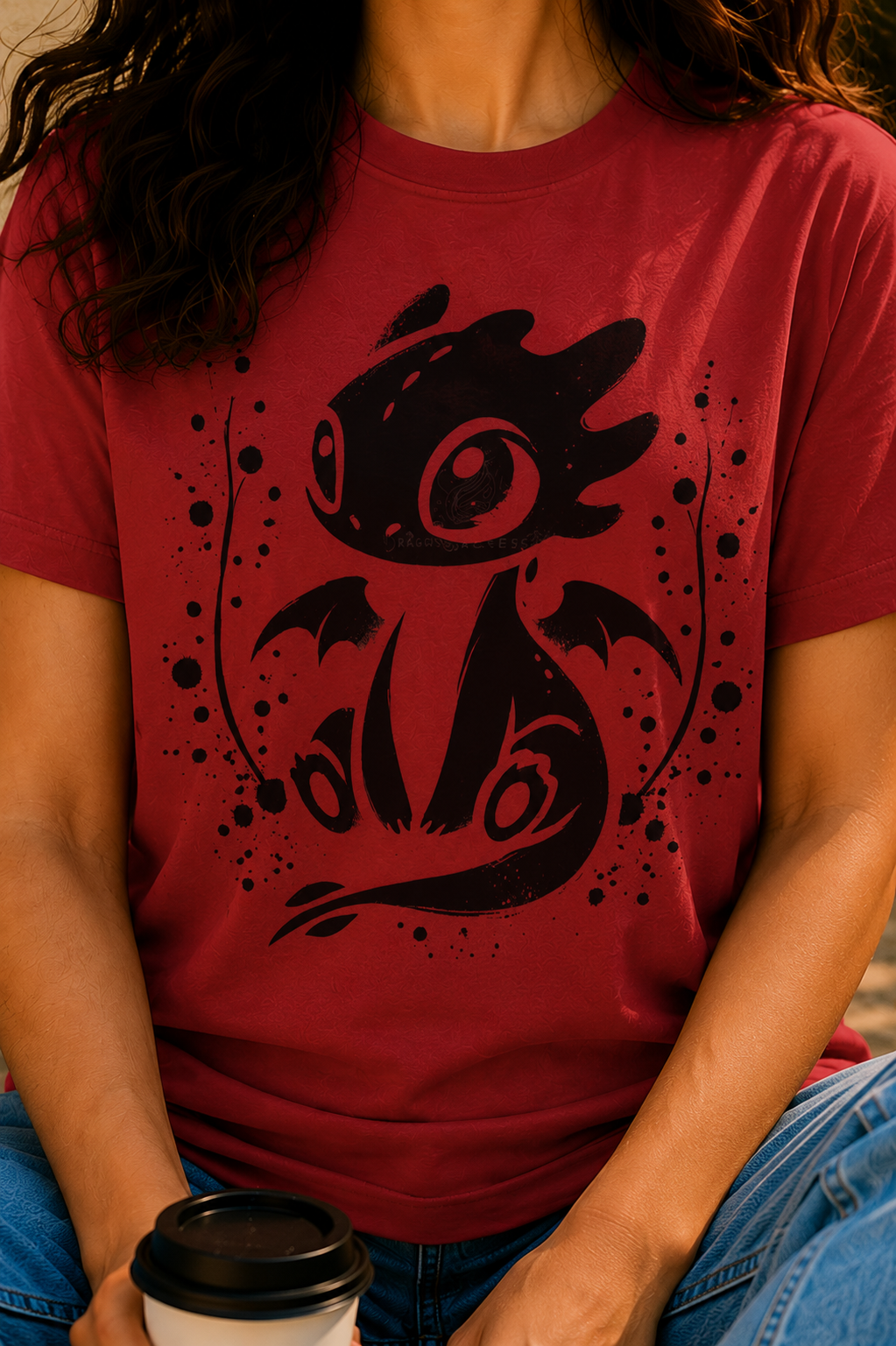 Toothless Dragon Aesthetic Women T-Shirt