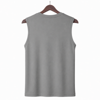 Iron Heart Grey Heather Men's Graphic Tank Top
