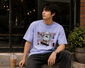 Ghost Grind Oversized Graphic T-Shirt for Men