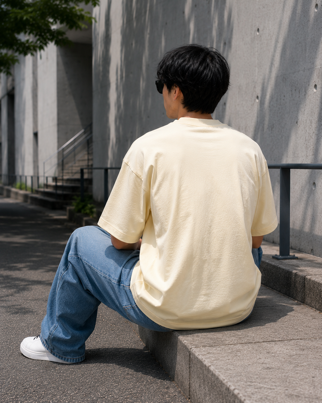 Men's Desert Oversized Drop Shoulder T-Shirt