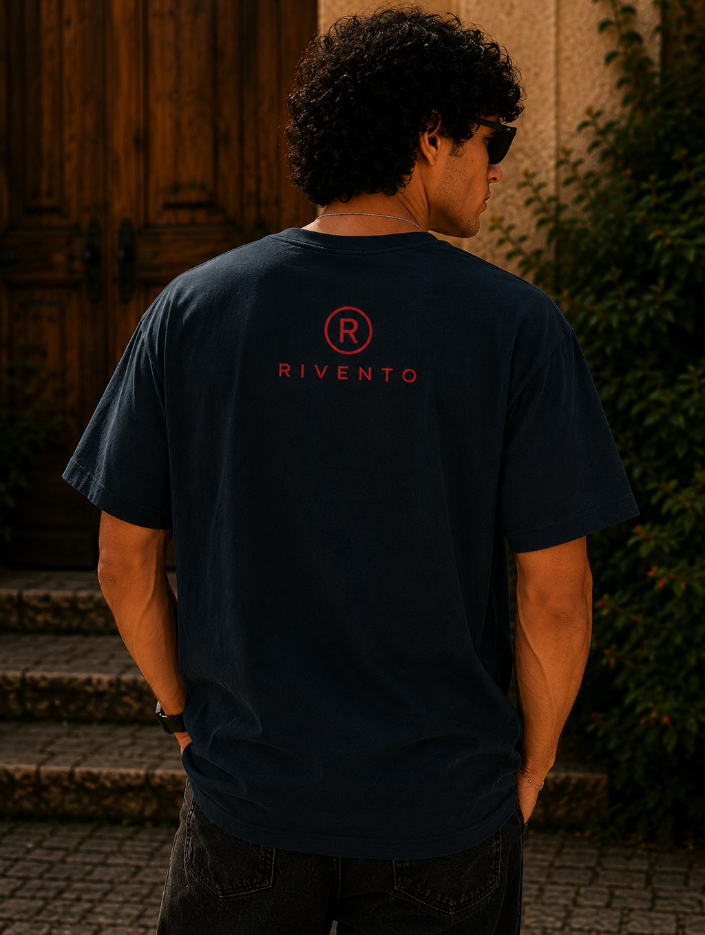 Power Core Oversized Graphic T-Shirt for Men