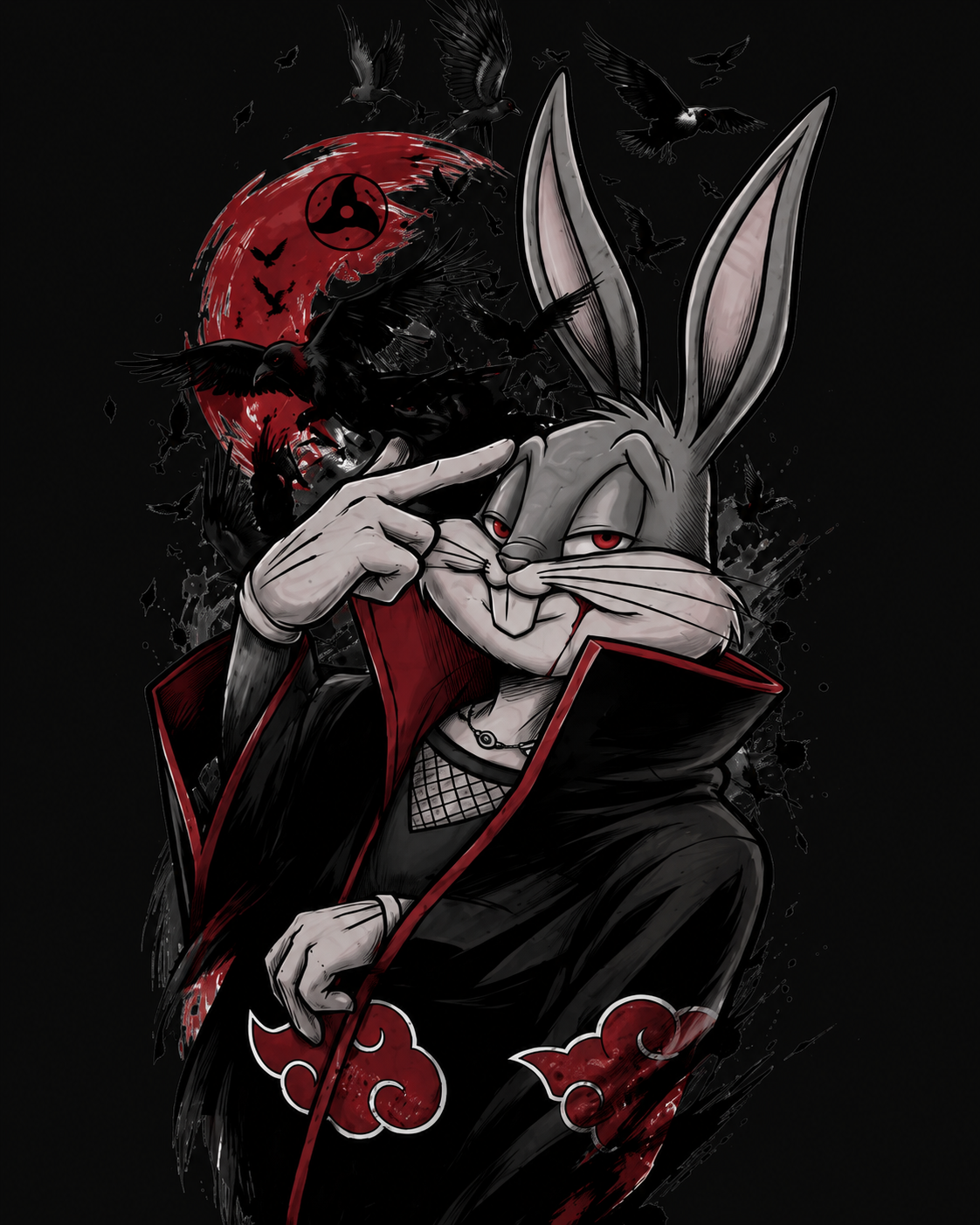 Women Akatsuki Bunny Graphic T-Shirt