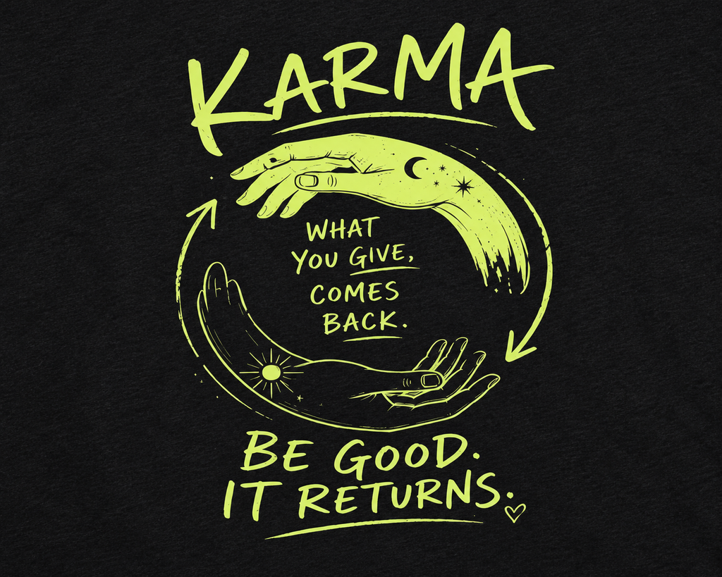Karma Quote Graphic Men Classic Fit T-Shirt