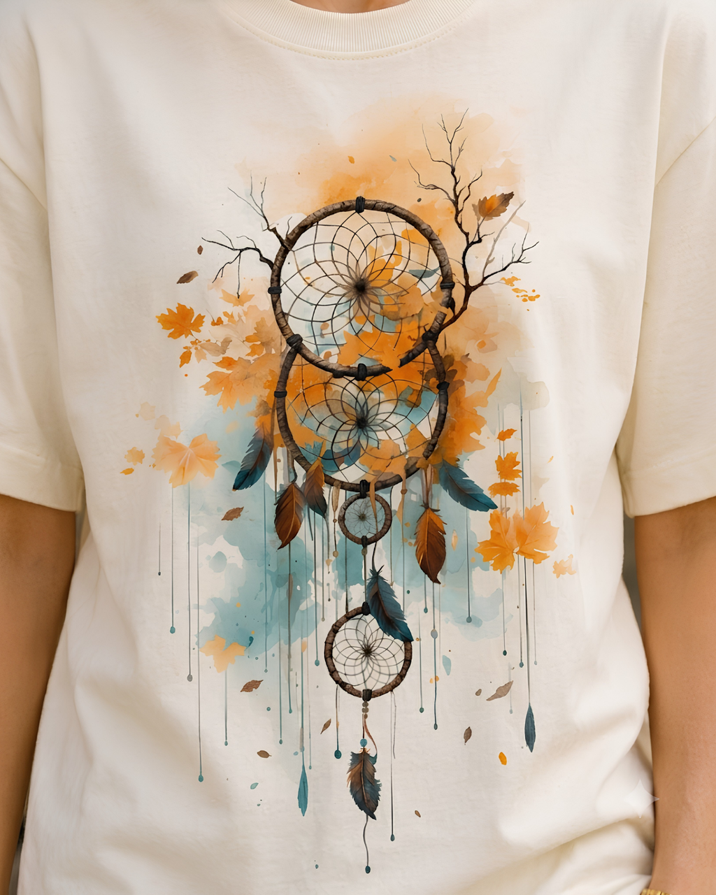 Women Dreamcatcher Harmony Oversized T-Shirt