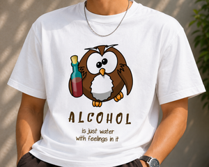 Quirky Drinking Quote Graphic Men Classic Fit T-Shirt