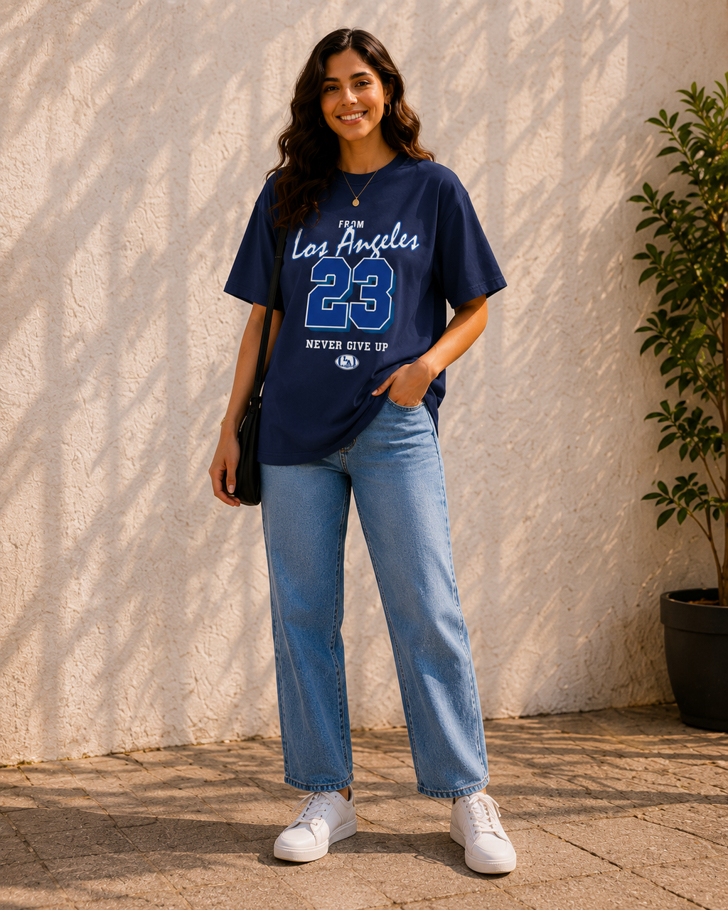 Women Los Angeles Oversized T-Shirt