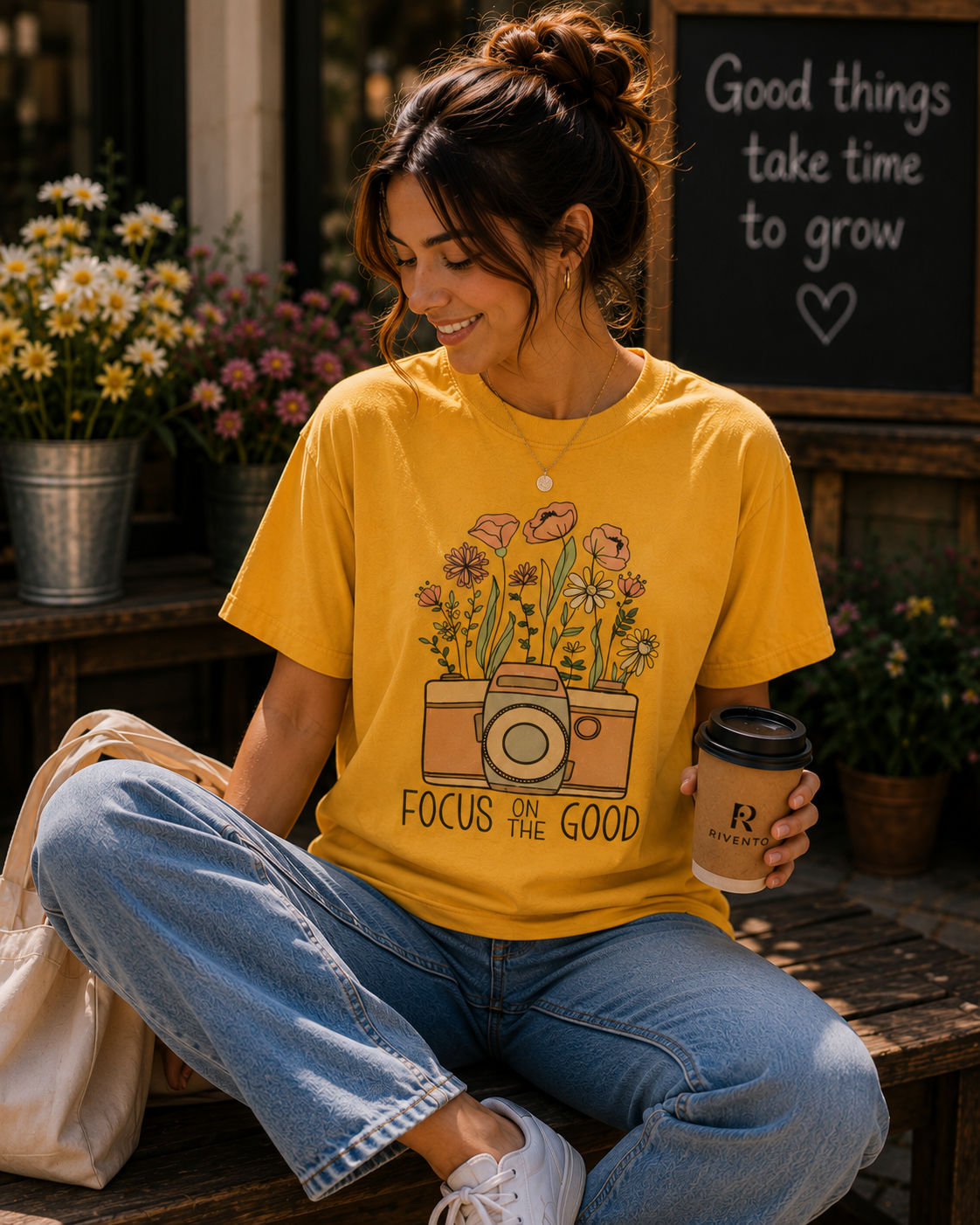 Women Focus On The Good T-Shirt