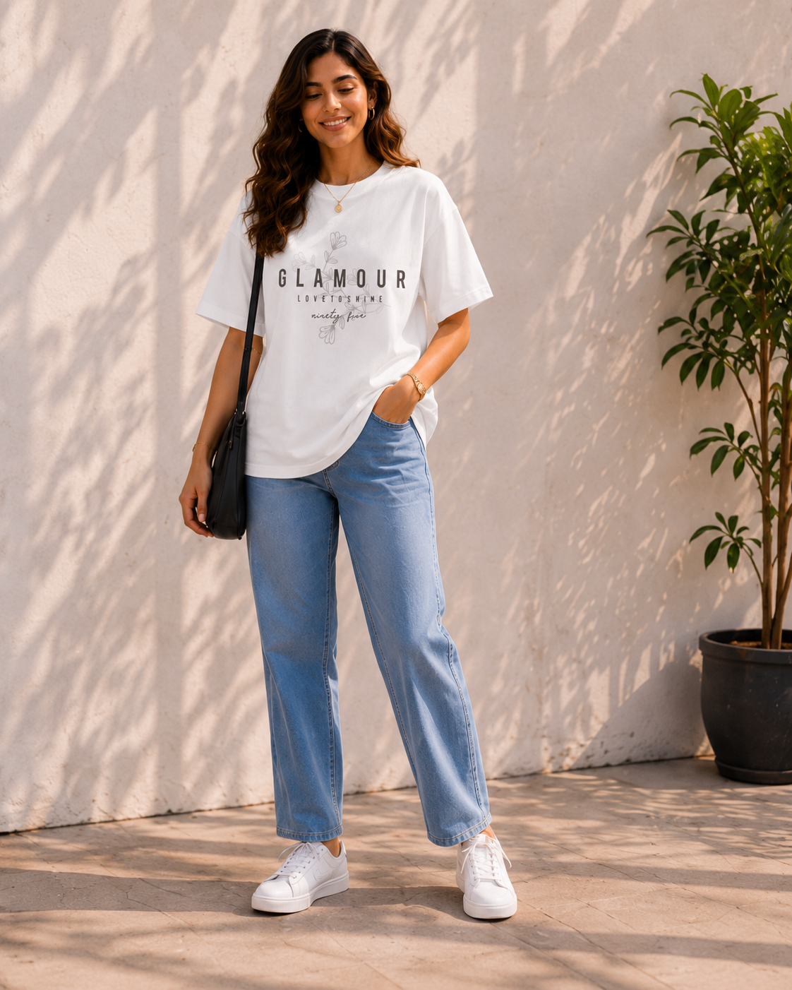 Women Timeless Glamour Oversized T-Shirt