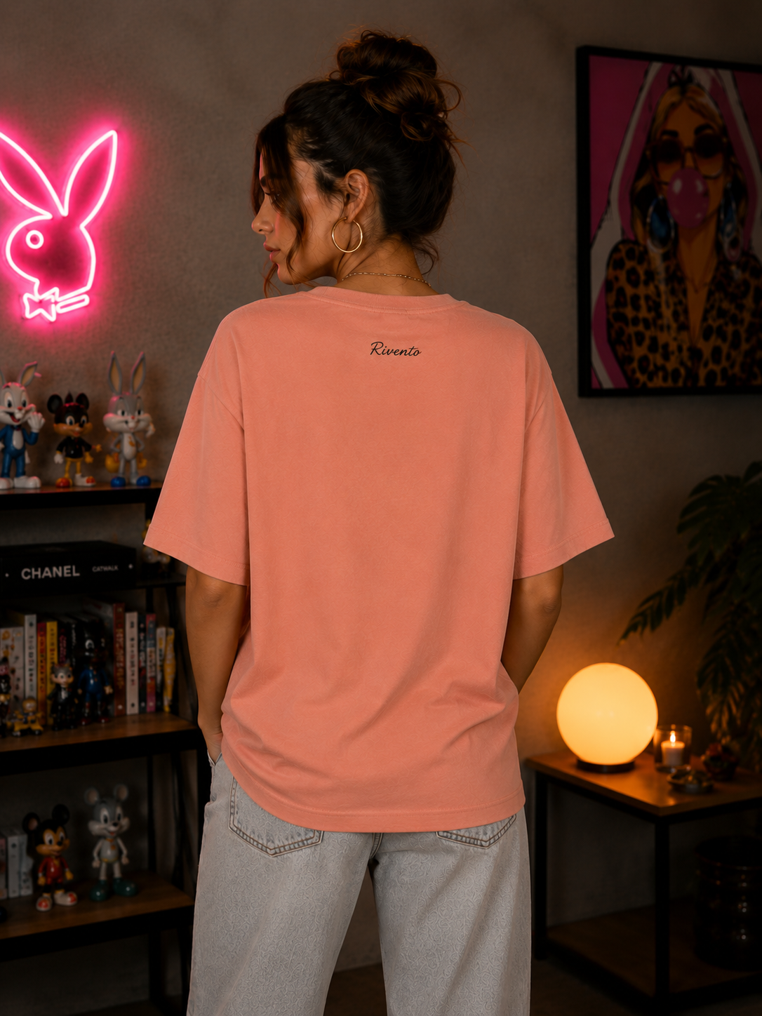 Women Tweety Cartoon Casual Graphic T-Shirt