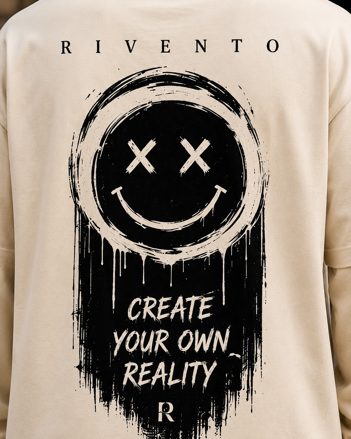 Create Your Own Reality Oversized Graphic T-Shirt for Men