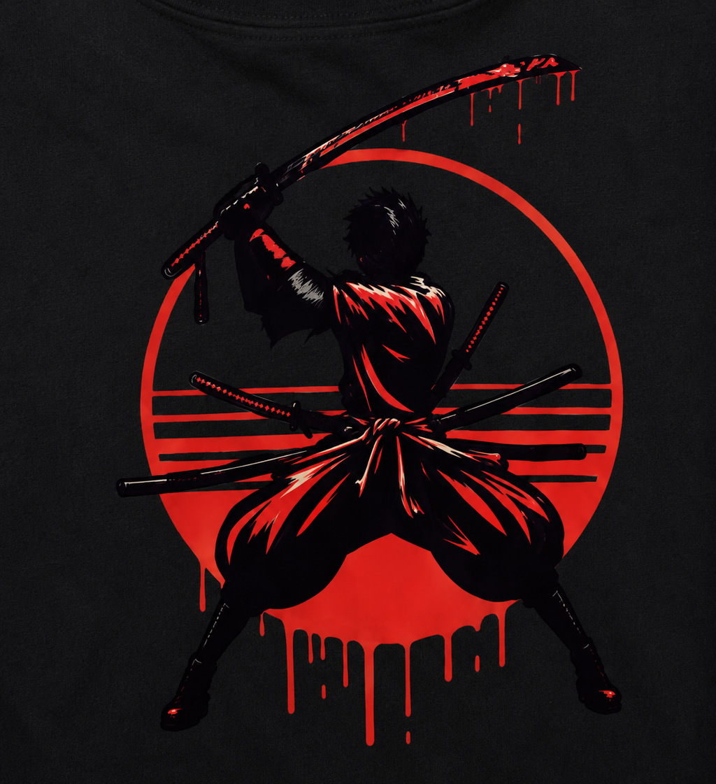 Shadow Ronin Oversized Graphic T-Shirt for Men