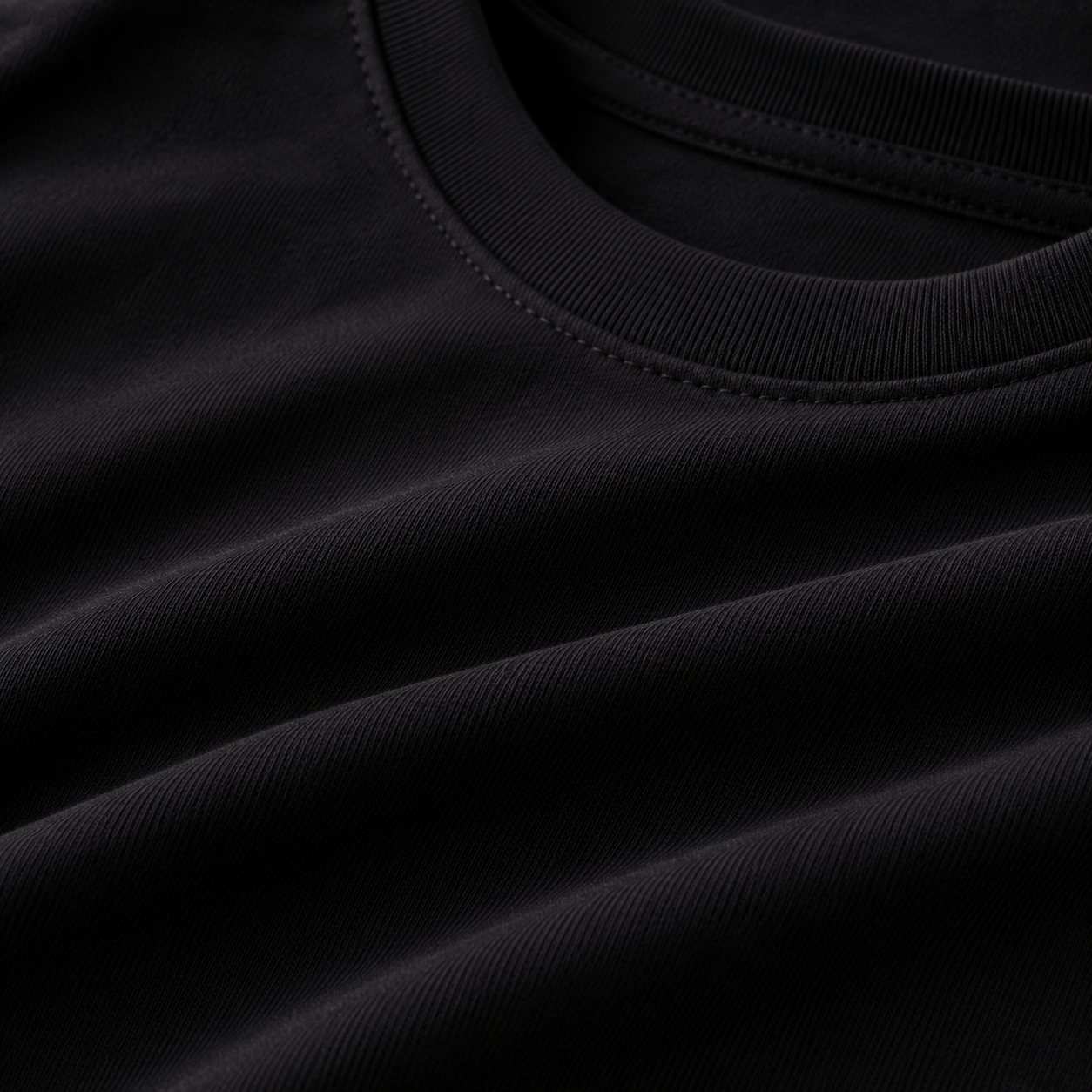 Men's Premium Black Supima Cotton Classic Fit Solid T-Shirt