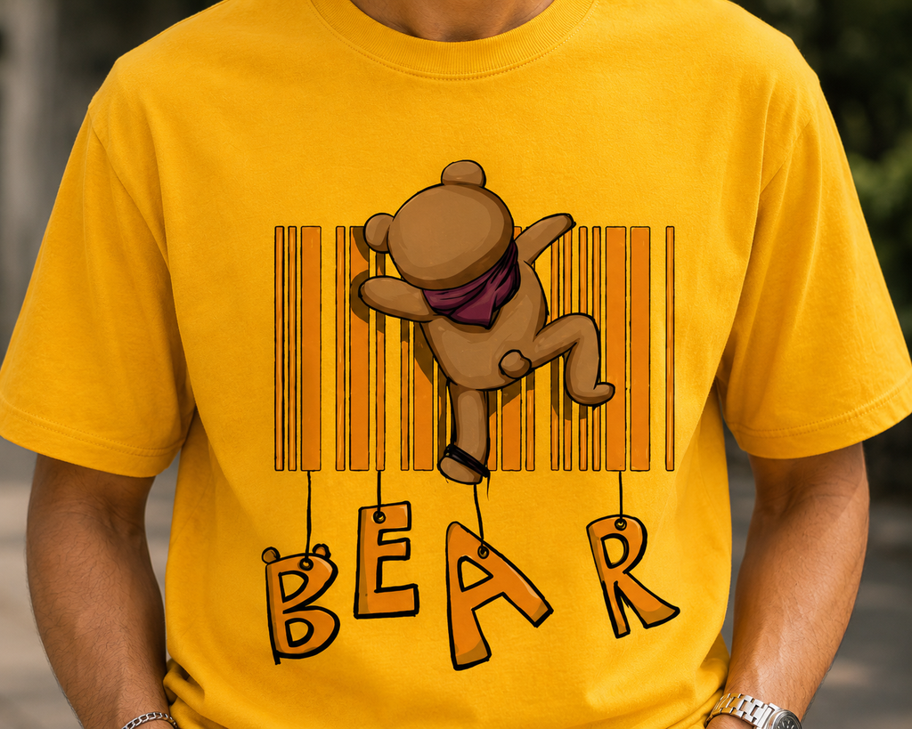 Dabbing Bear Graphic Men Classic Fit T-Shirt
