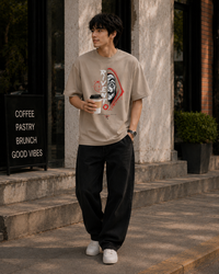 Rebel Mind Oversized Graphic T-Shirt for Men