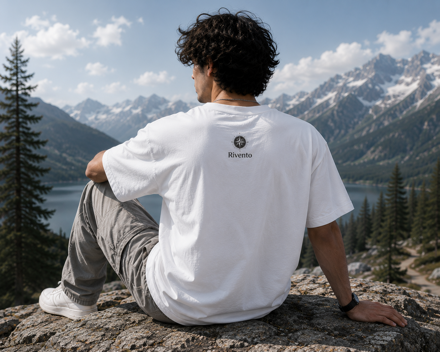 Choose Your Path Oversized Graphic T-Shirt for Men