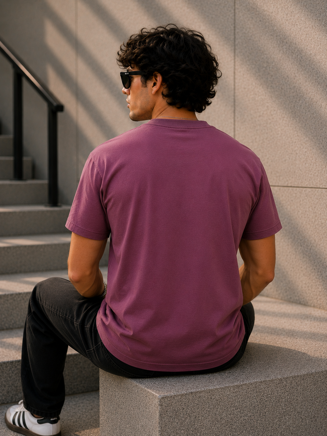 Do You Know Who You Are Typography Graphic Men Classic Fit T-Shirt
