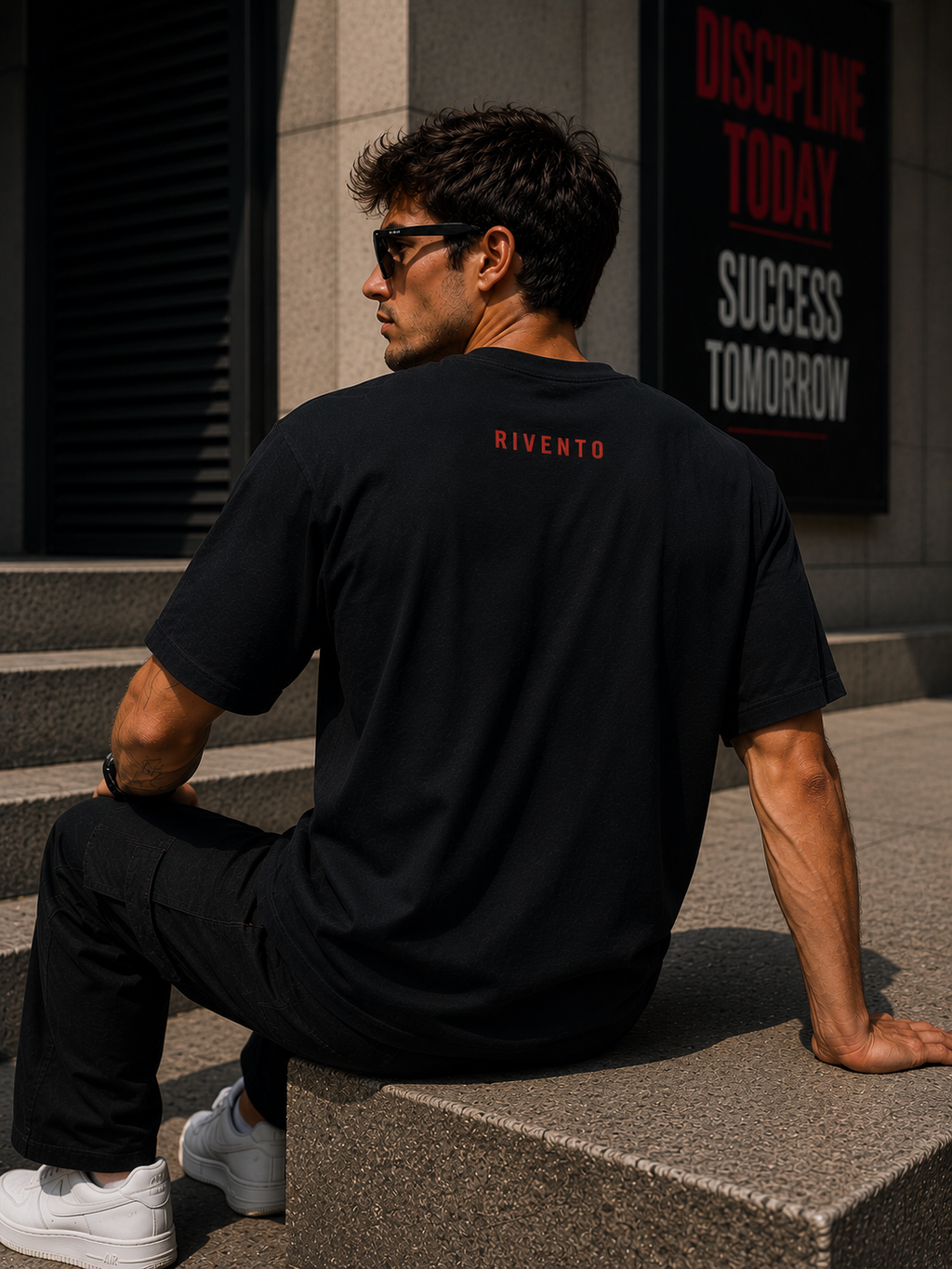 Things Happen Motivational Graphic Oversized T-Shirt for Men