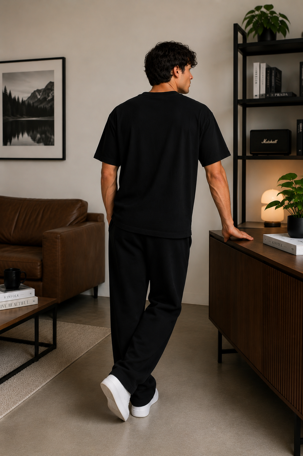 Wilderness Bear Silhouette Men Classic Fit T-Shirt