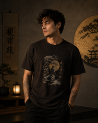 Samurai Warrior Coffee Brown Men's Classic Fit T-Shirt