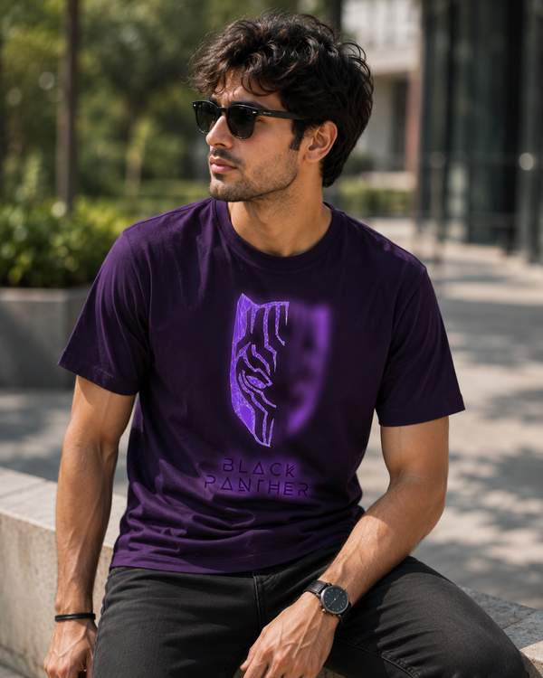 Black Panther Purple Men's Classic Fit T-Shirt