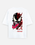 Venom Oversized T-Shirt in White - Rivento Fashion oversized t-shirt for men