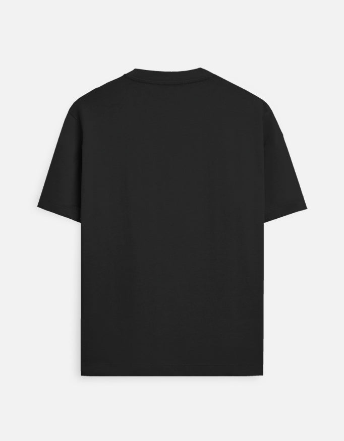 Organic Pure Cotton Black T-Shirt