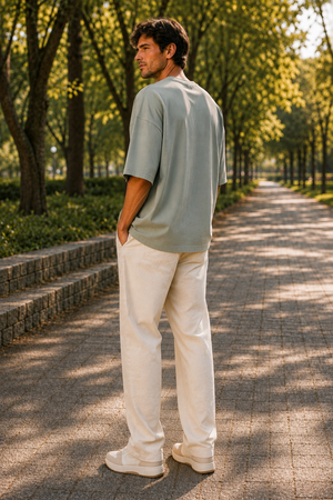 sage green t-shirt men