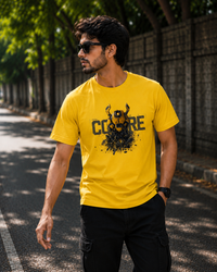 Core Bee Yellow Men's Classic Fit T-Shirt