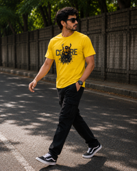 Core Bee Yellow Men's Classic Fit T-Shirt