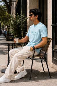 Believe In Yourself Sky Blue Men's Classic Fit T-Shirt