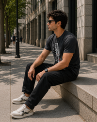 Urban Figure Steel Grey Men's Classic Fit T-Shirt