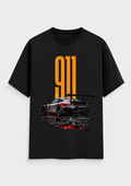 911 Car Oversized T-Shirt in Black - Rivento Fashion oversized t-shirt for men