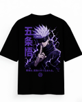 Anime Oversized Fit T-Shirt in Black - Rivento Fashion oversized t-shirt for men