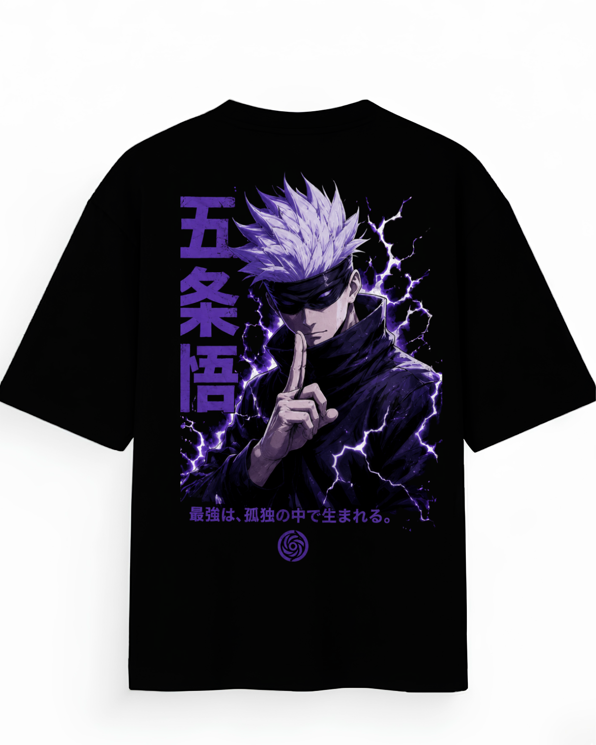 Anime Oversized Fit T-Shirt in Black - Rivento Fashion oversized t-shirt for men