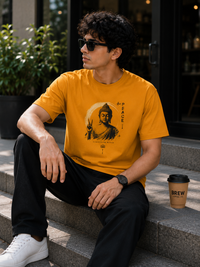Vintage Buddha Yellow Men's Classic Fit T-Shirt