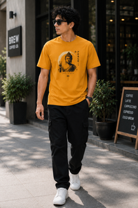 Vintage Buddha Yellow Men's Classic Fit T-Shirt