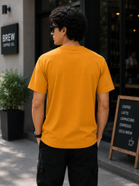 Vintage Buddha Yellow Men's Classic Fit T-Shirt