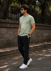 Sacred Chakra Sage Green Men's Classic Fit T-Shirt