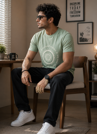 Sacred Chakra Sage Green Men's Classic Fit T-Shirt