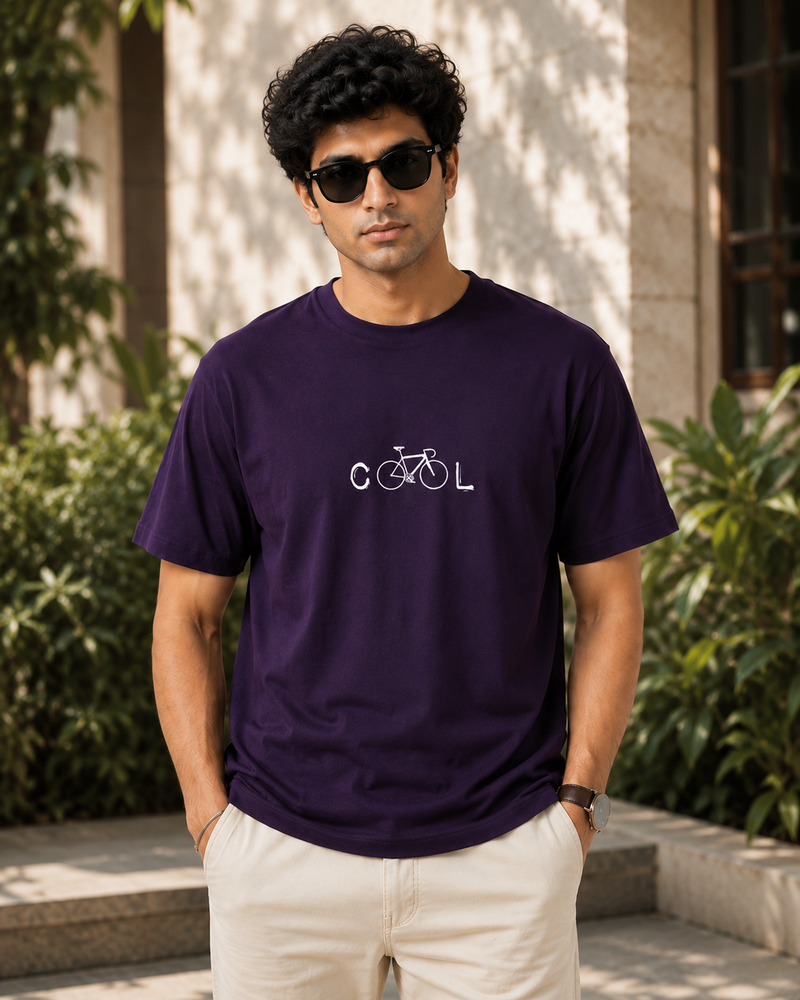 Be Cool Purple Men's Classic Fit T-Shirt
