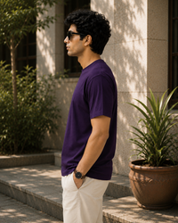 Be Cool Purple Men's Classic Fit T-Shirt