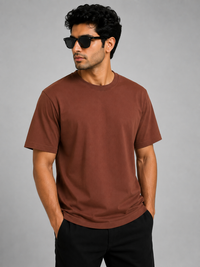 Copper Premium Solid Classic Fit T-Shirt