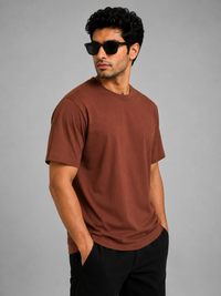 Copper Premium Solid Classic Fit T-Shirt