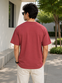 Coral Premium Solid Classic Fit T-Shirt